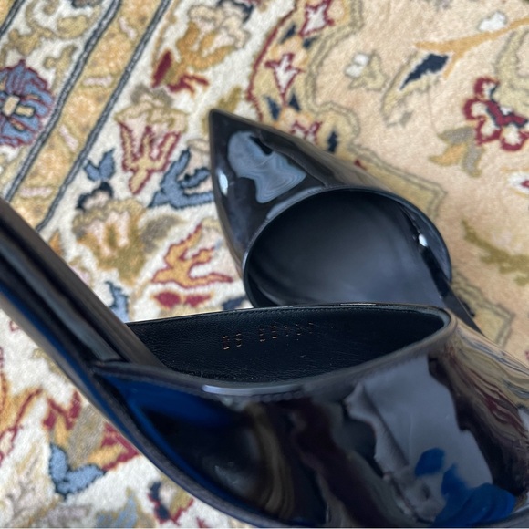 Salvatore Ferragamo Black Patent Leather Pumps - Picture 10 of 10